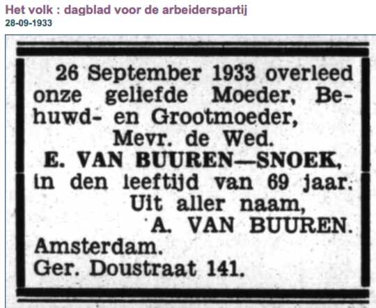 Esther van Buuren-Snoek