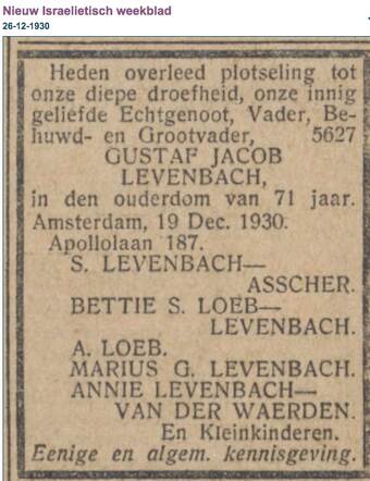 Gustaf Jacob Levenbach