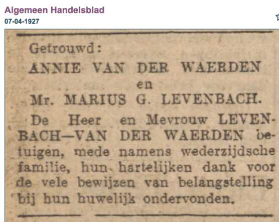 Marius Gustaaf Levenbach