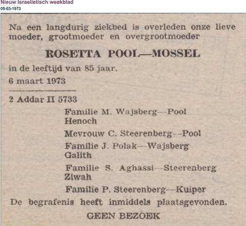 Pool mossel