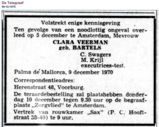 Clara Veerman-Bartels