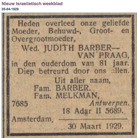 Judith Barber-van Praag