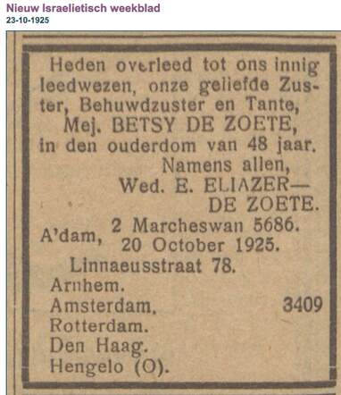 Betje de Zoete