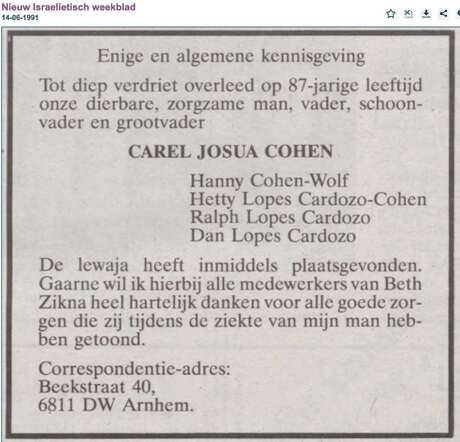 Carel Josua Cohen