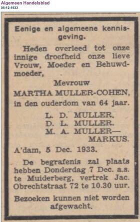 Martha Muller-Cohen