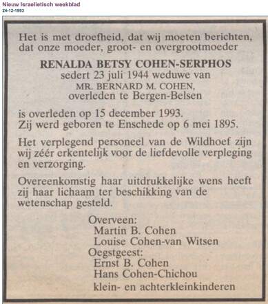 Renalda Betsy Cohen-Serphos