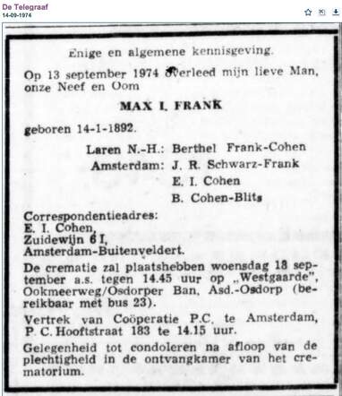 Max Isidor Frank
