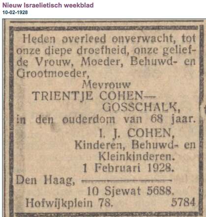 Trientje Cohen-Gosschalk