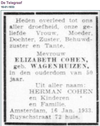 Bella Cohen-Wagenhuizen