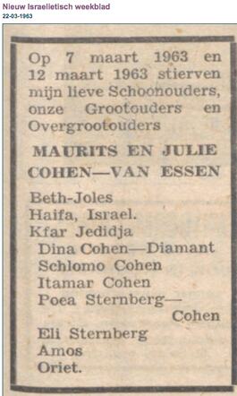 Judith Cohen-van Essen