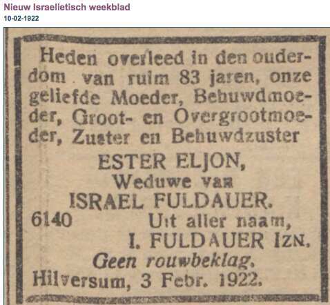 Esther Fuldauer-Eljon