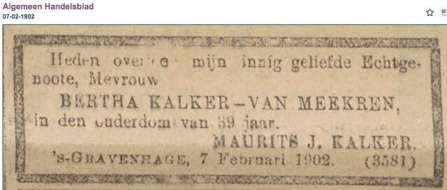 Bertha Kalker-van Meekren