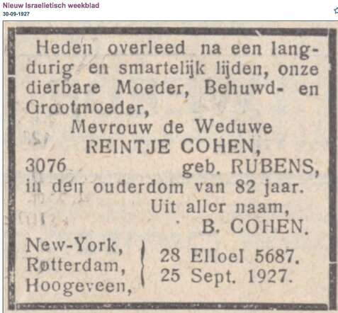 Reintje Cohen-Rubens