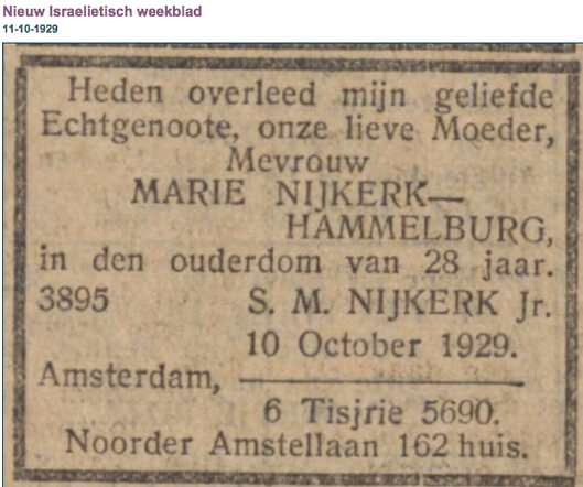 Maria Nijkerk-Hammelburg