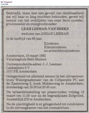 Leah Leeman-van Heeks