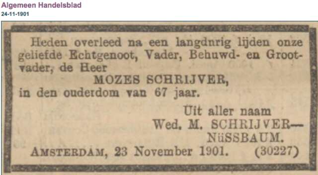 Mozes Schrijver