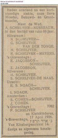 Aaltje Schrijver-Nussbaum
