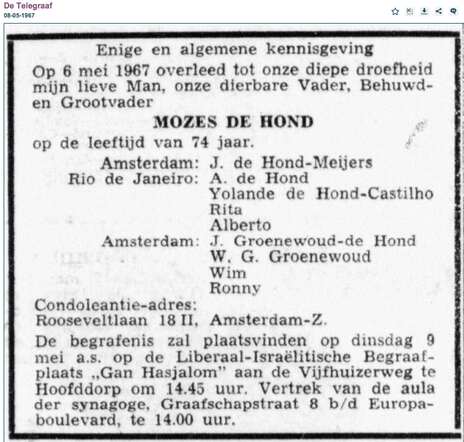 Mozes de Hond