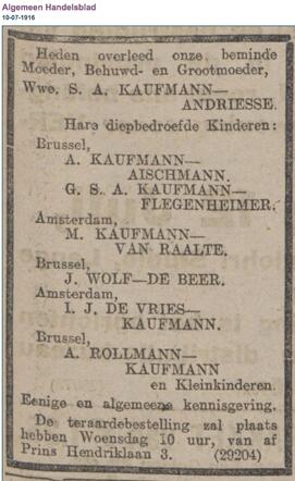Rozina Kaufmann-Andriesse