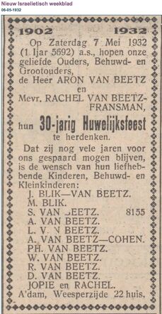 Rachel van Beetz-Fransman