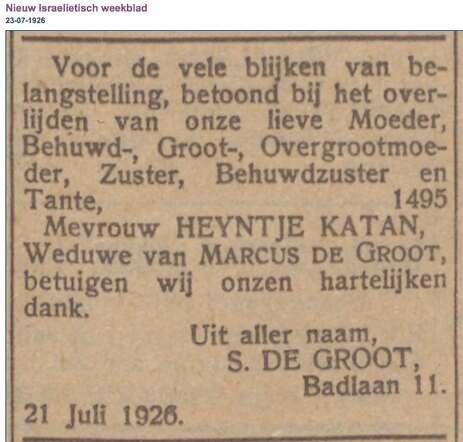 Heintje de Groot-Katan