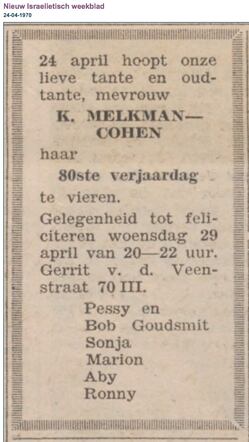 Kaatje Melkman-Cohen