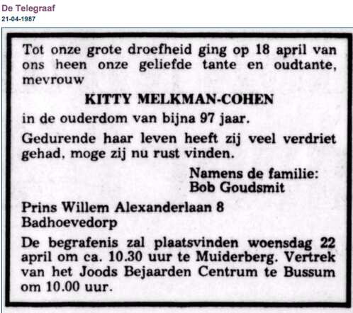 Kaatje Melkman-Cohen