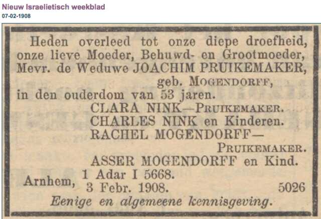 Engelina Pruikemaker-Mogendorff