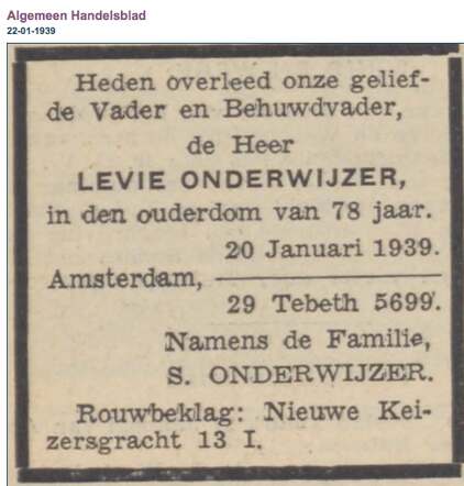 Levie Onderwijzer