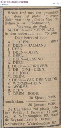 Margaretha Deen-Zomerplaag