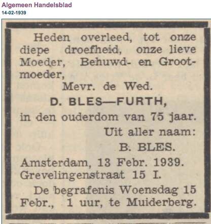 Duifje Bles-Furth