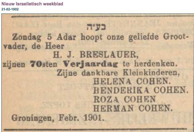 Hijman Joseph Breslauer