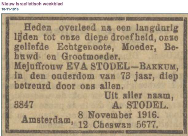 Eva Stodel-Bakkum