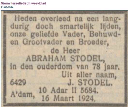 Abraham Stodel
