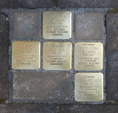 Stolpersteine gezin Weijl, Oldenzaal