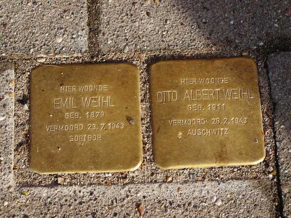 Stolpersteine Venestraat 27 A te Zwolle