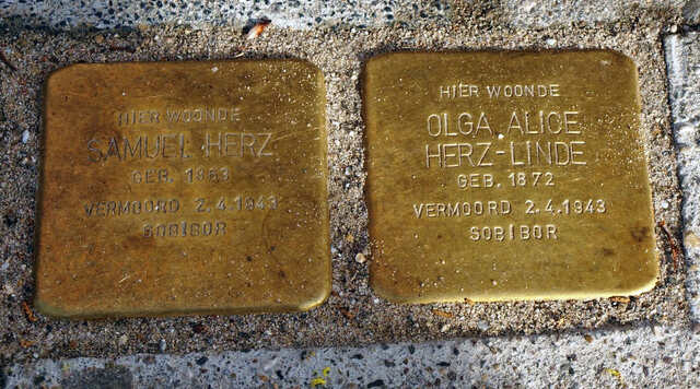 Stolpersteine Venestraat 27A  te Zwolle