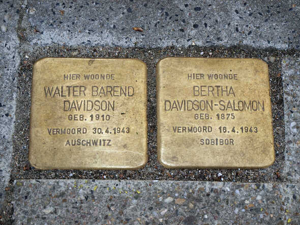 Stolpersteine Venestraat 3 te Zwolle