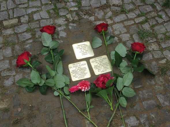 Stolpersteine for Georg and Hedwig Flatow