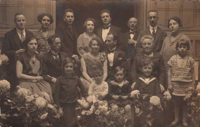Trouwfoto van Jossif Matz en Kaatje Hijmans, 14 september 1927