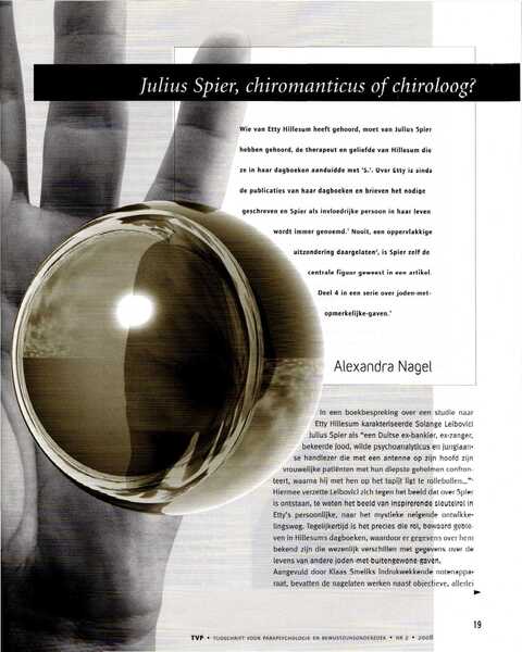 Tijdschrift voor Parapsychologie en Bewustzijnsonderzoek