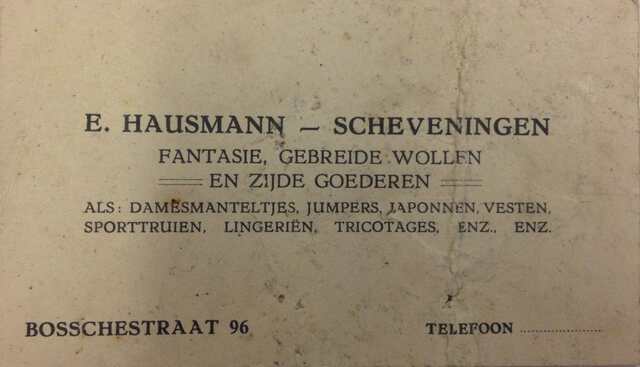 Visitekaartje van Eliasz Hausman