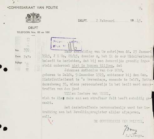 Willem van Wezel-02-02-1943-Delft