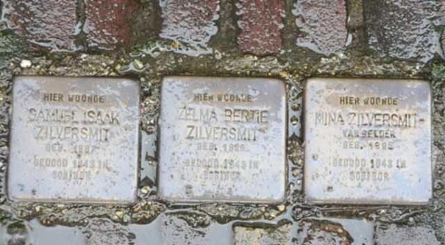 Stolpersteine Zilversmit-van Gelder te Borne