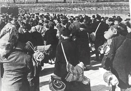 Verzamelplaats Polderweg, mei of juni 1943
