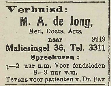Verhuisbericht naar Maliesingel 36 op 14-05-1921.jpg
