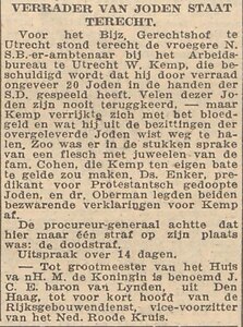 Verrader van Joden staat terecht - Heereveense Koerier 23-11-1945.jpg