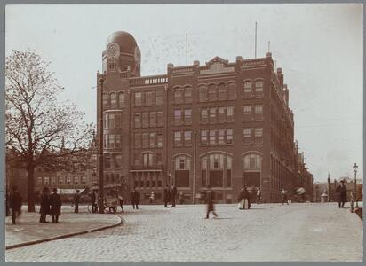 diamantbeurs op het Weesperplein, circa 1910. Fotograaf onbekend.jpg