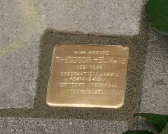 Stolpersteine Enschede voor Theodoor Heijmans