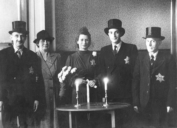 Chupah of Betsy Helena van Praag and Louis Marcus Peereboom